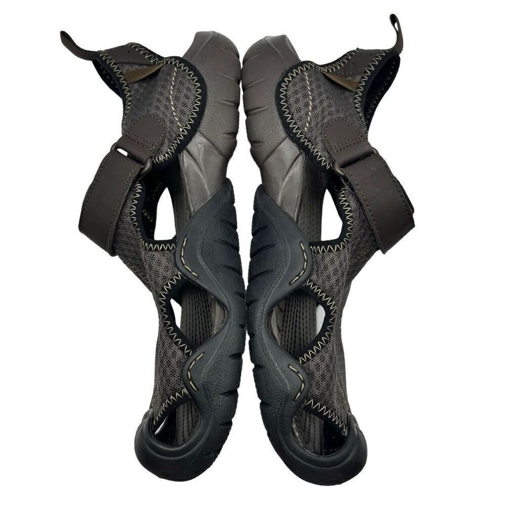 Crocs Swiftwater Mesh Sandal‎ Espresso Men's Size 12 - Picture 5 of 9